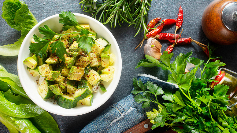 салат, авокадо