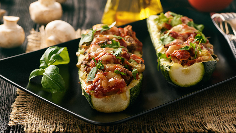 фаршированный кабачок фото