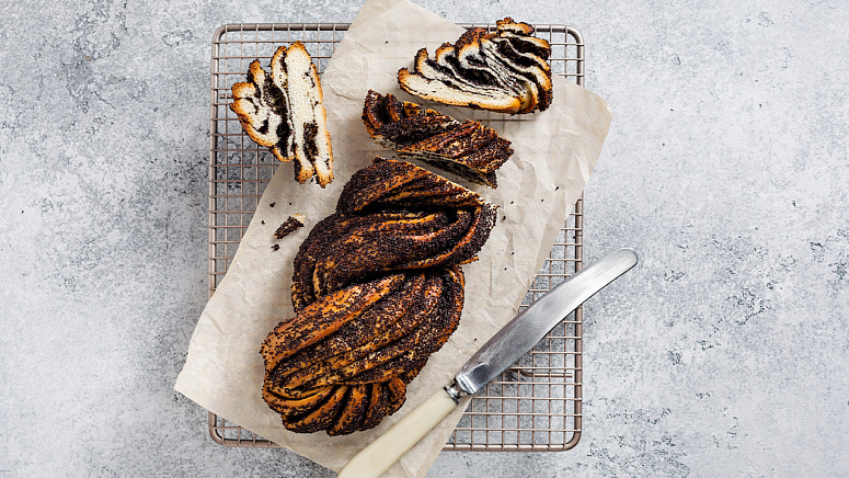 маковый пирог фото