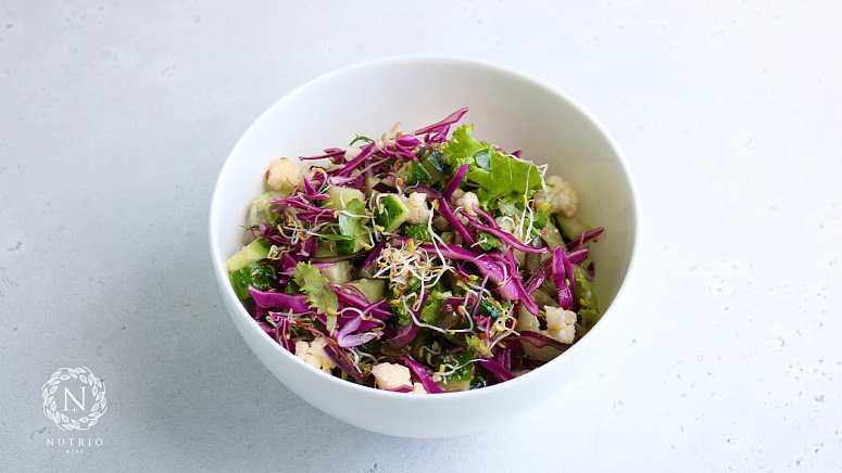 салат, капуста краснокочанная