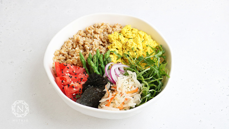 Протеиновый боул с овсянкой фото