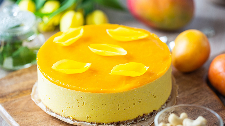 манговый торт фото