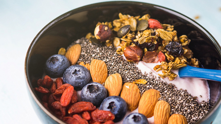 смузи, миндаль