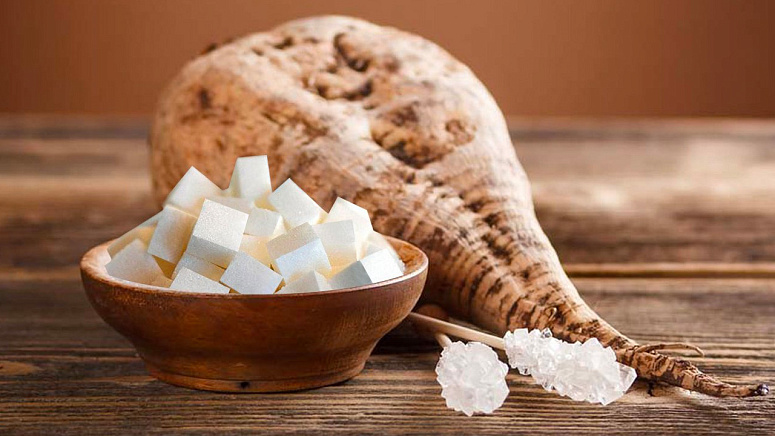 белый сахар из свёклы фото