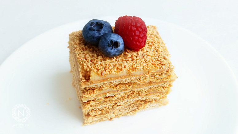 Веганскиий медовик фото