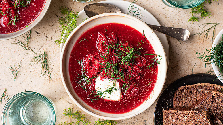 борщ со свёклой фото