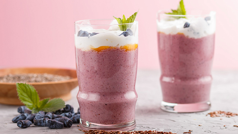 смузи из жимолости фото