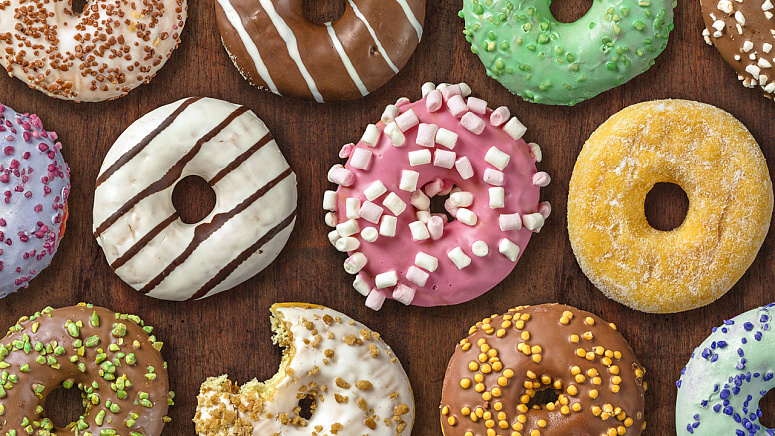 пончики, карамель фото