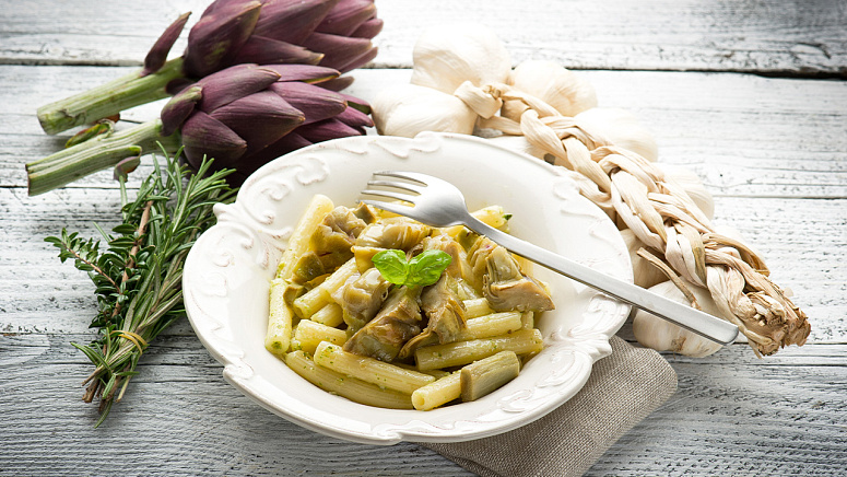 паста с артишоками фото