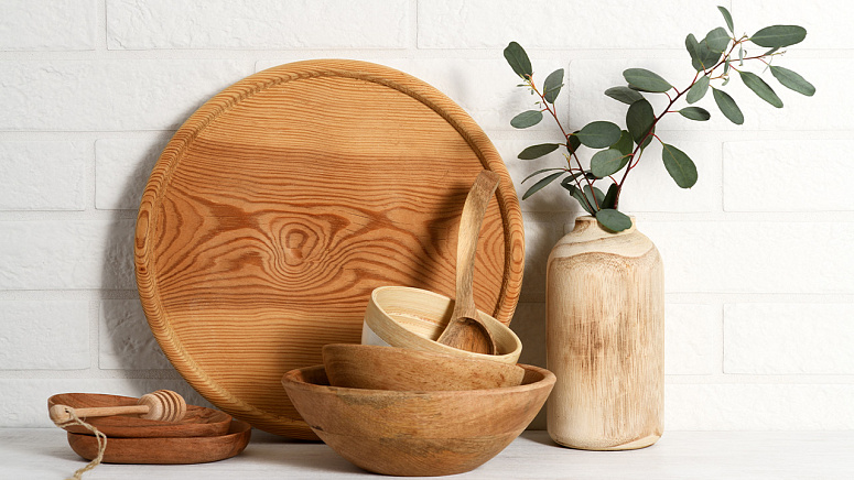 деревянная посуда фото