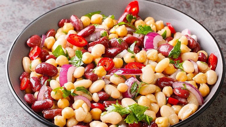 фасоль белая и красная фото