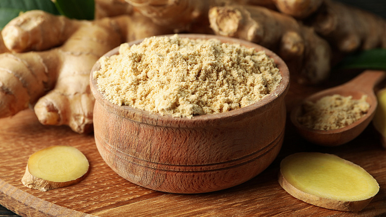 Порошок имбиря фото