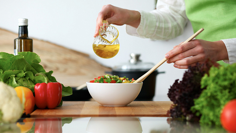 салат с маслом фото