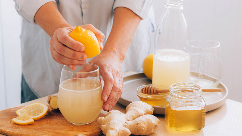 сок имбиря и лимона фото