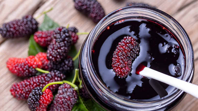 варенье с шелковицей фото