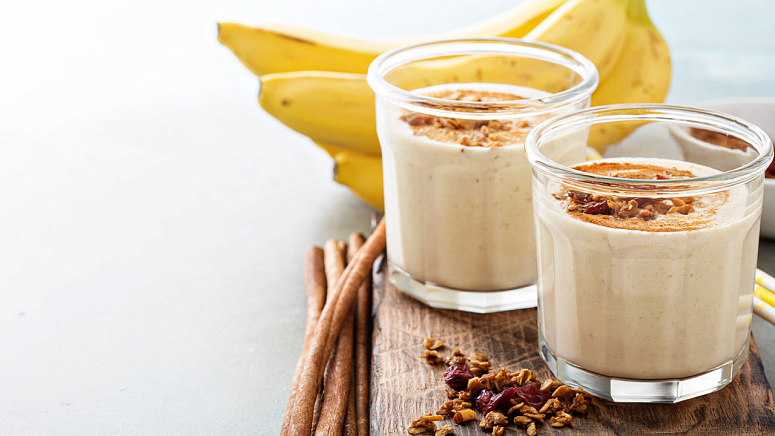 Смузи с бананом фото