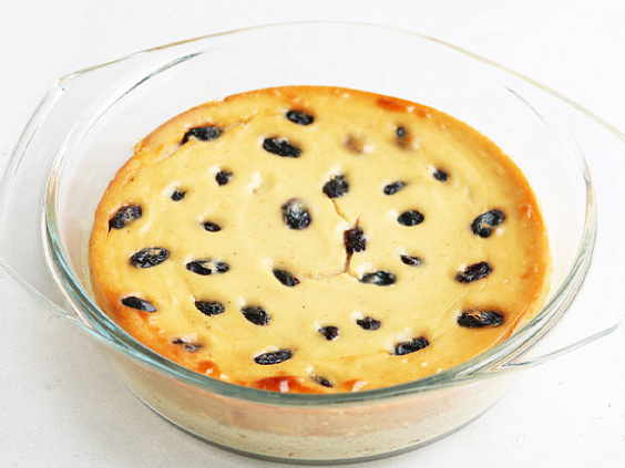 Творожная запеканка из кедровых орешков и тофу