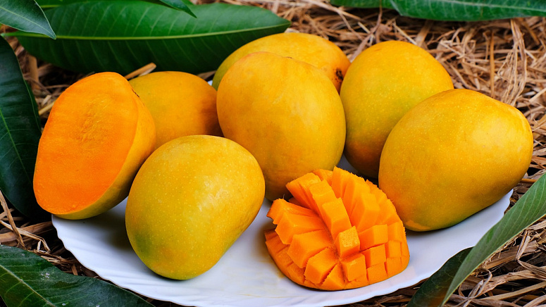 нарезанный манго фото