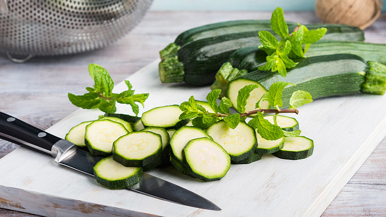 нарезанный кабачок фото