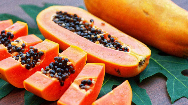 Папайя и семена фото