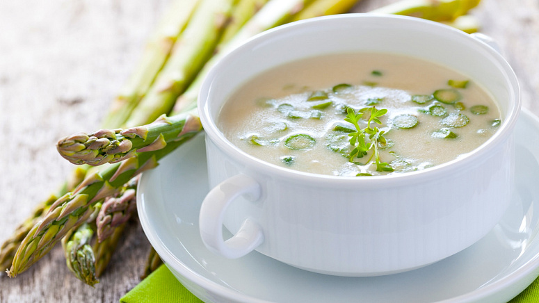суп из спаржи фото