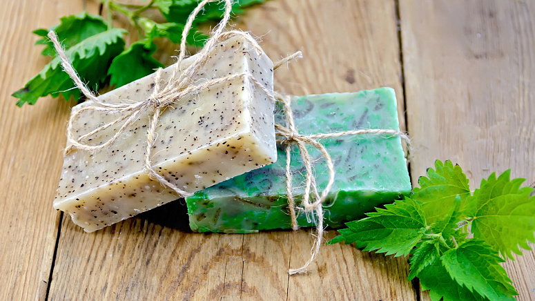 мыло с крапивой фото