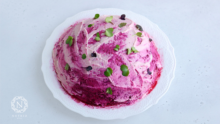 Салат «Шуба» сыроедческий