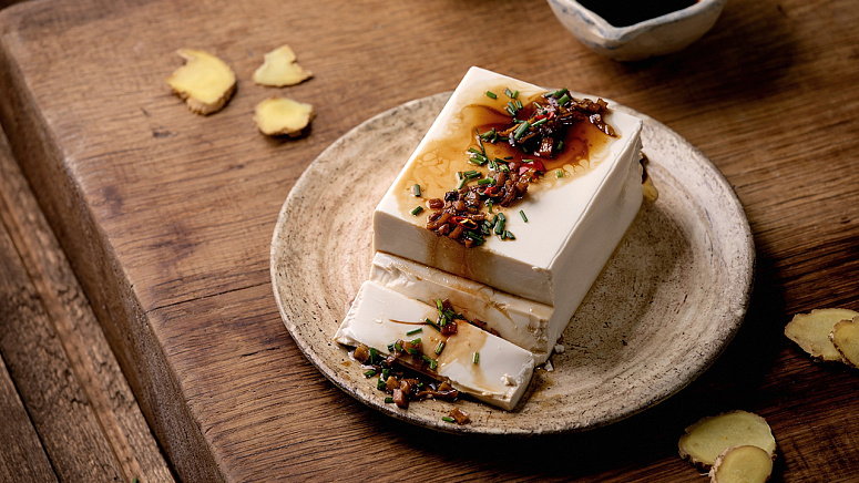 Шелковый тофу фото