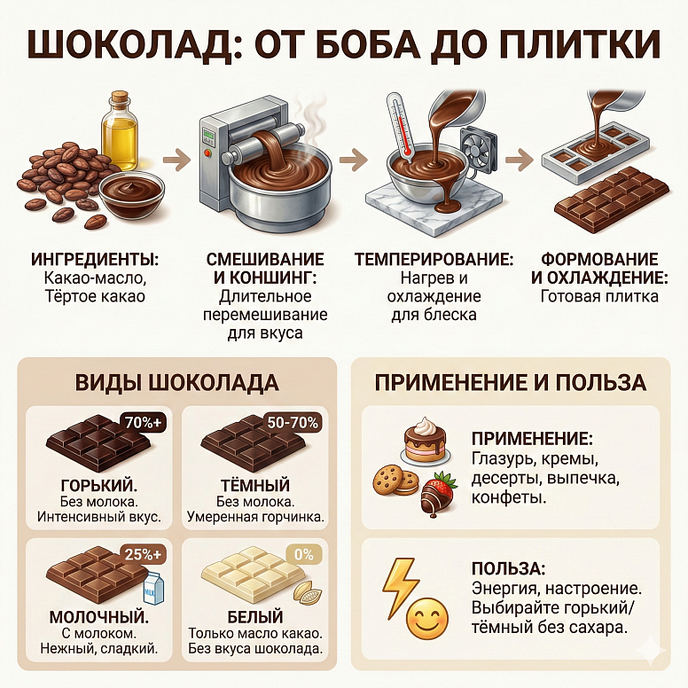 Как приготовить шоколад дома