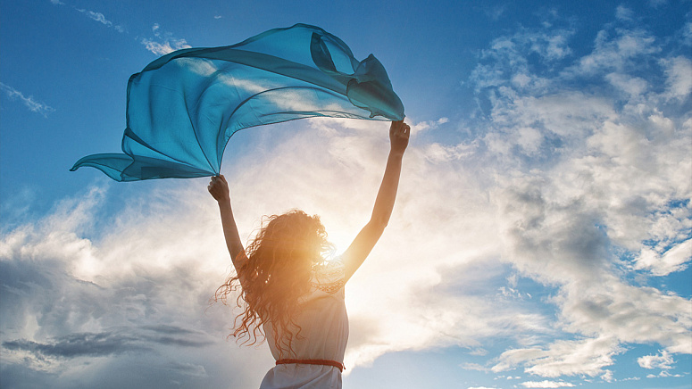 солнце, небо