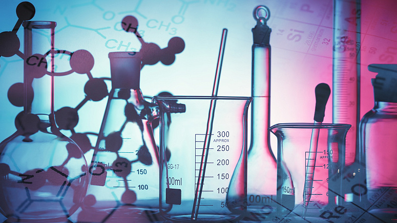 химия, пробирки