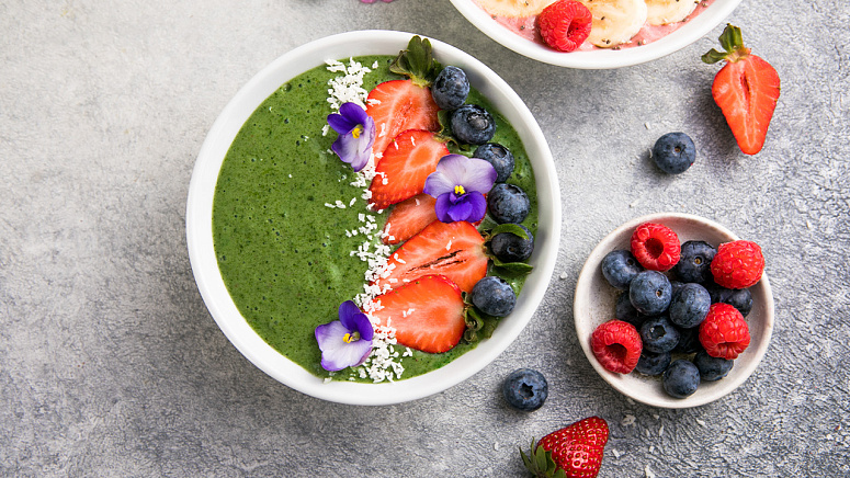 смузи с матчей фото