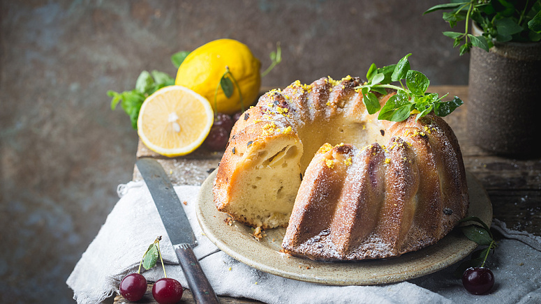 лимонный кекс фото