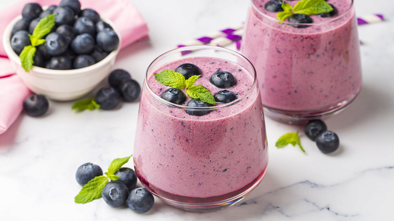 смузи с голубикой фото