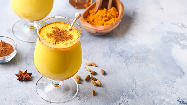 куркума-латте фото