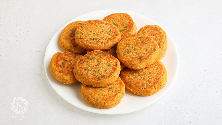 Нутовые котлеты фото