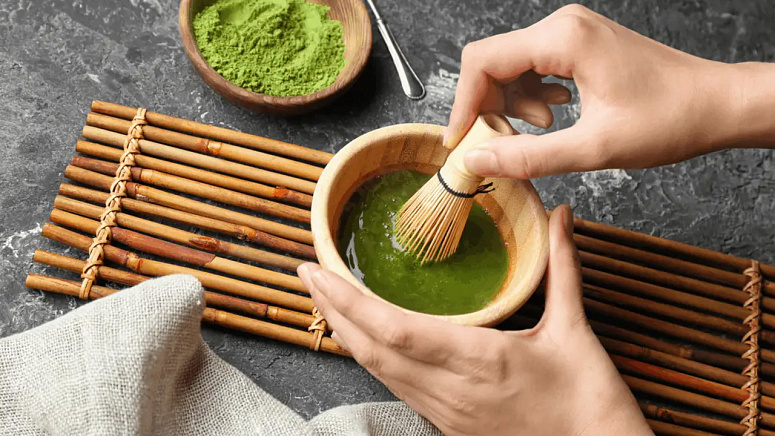 приготовление чая матча фото