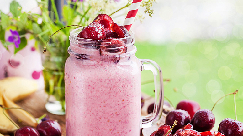 десерт с черешней фото