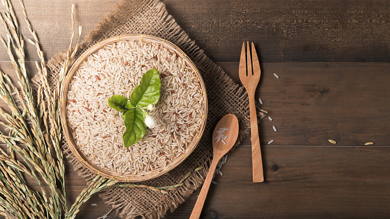 бурый рис фото