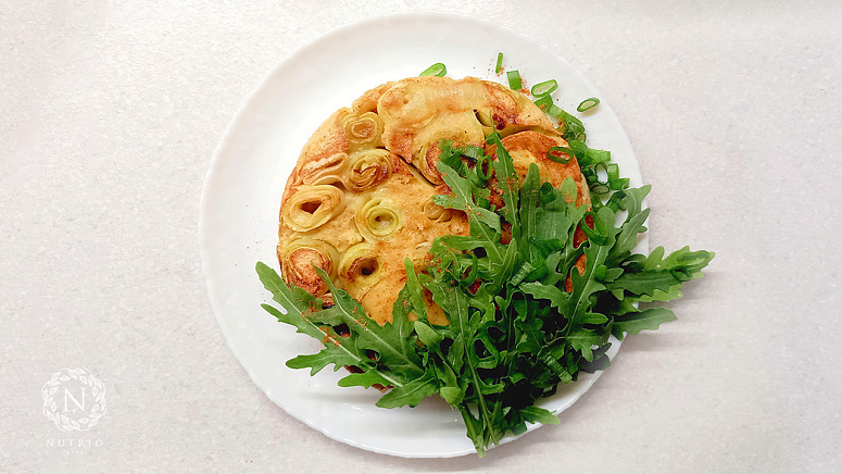 Нутовая запеканка с кабачком фото