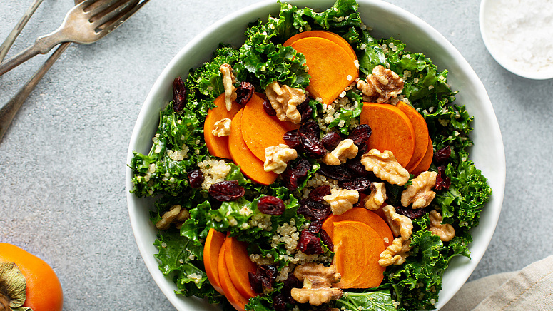 салат с хурмой фото