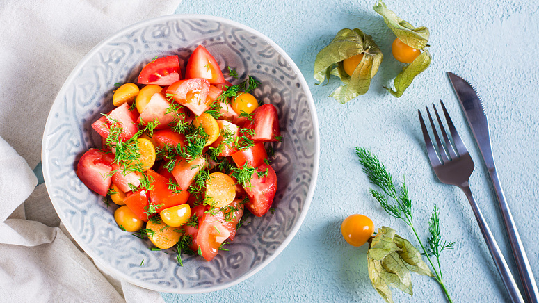 физалис в салате фото