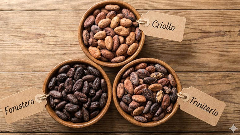 основные виды какао-бобов