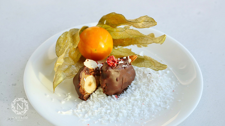 Шоколадные конфеты с гречишной пастой фото