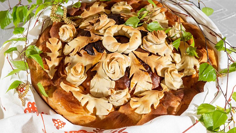 каравай нарядный фото