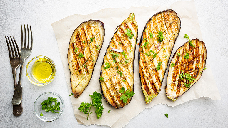 запечённый баклажан фото