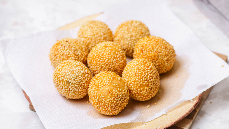 Кунжут в выпечке фото