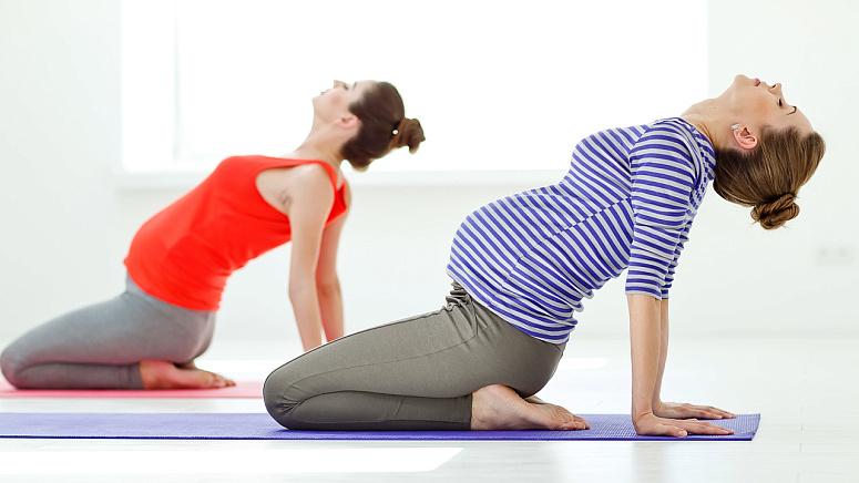 прогибы для беременных фото