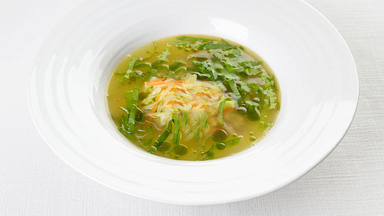 Суп с щавелем фото