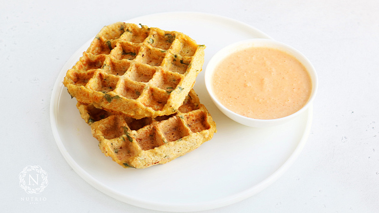 Вафли из цветной капусты фото